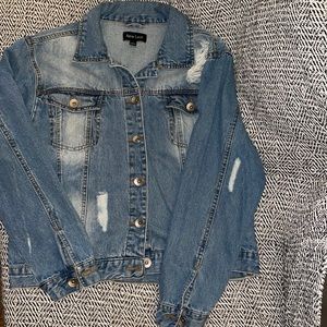 Distressed Denim Jacket